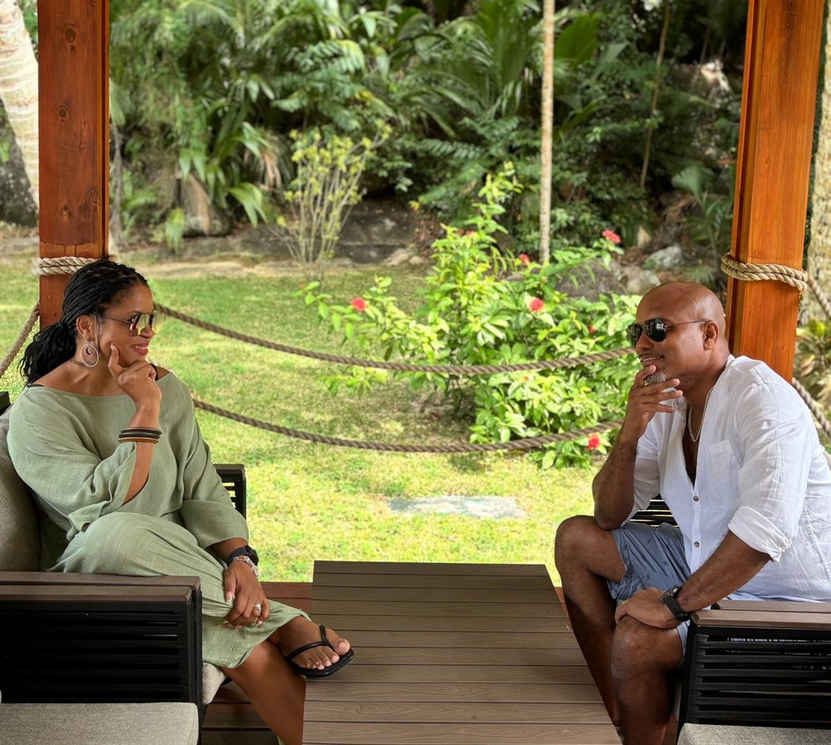 Janet and Benjamin — your hosts at Otantik Residence